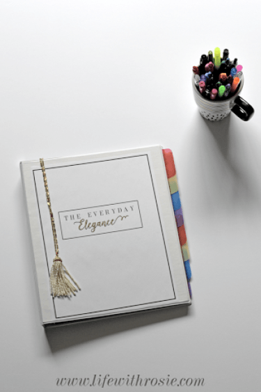 Inside my Blogging Binder and How to Make One Yourself : A guest post from The Everyday Elegance // Life with Rosie
