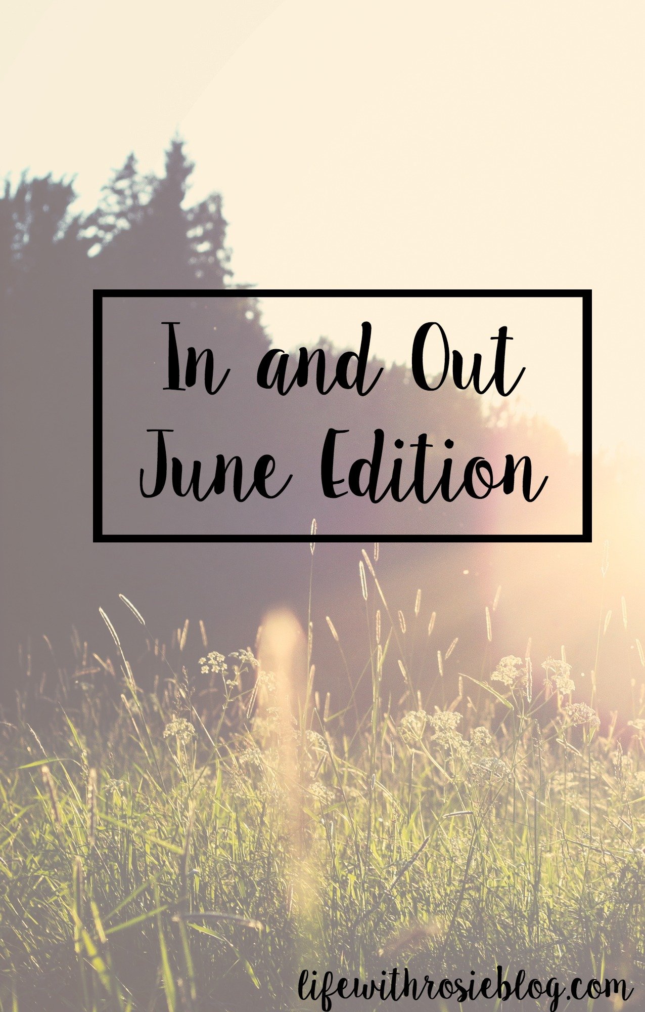 In and Out: June Edition: A review on products that worked this month and those that did not. Products included are Healthy Sexy Hair shampoo, H2O body scrub and Urban Decay's Mascara Resurrection // Life with Rosie