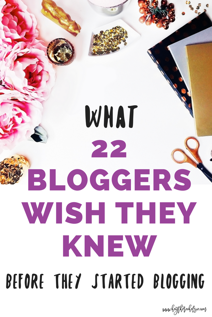 22 Bloggers share their best blogging advice. This advice is ideal for lifestyle blogs, beauty blogs, fashion, blogs, mommy blogs, travel blogs, blogging for beginners and bloggers who have been around for a while. // Hey There, Chelsie