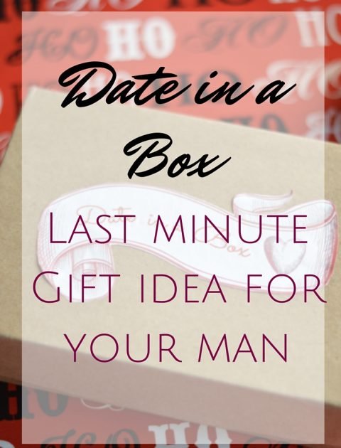 Date in a Box - a last minute gift idea for your man. Stumped on what to get your man for the holidays? Put together a date in a box! A full list of date ideas and instructions included #ad #giftingamemory // Life with Rosie