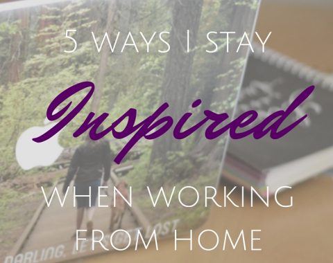 5 Ways I stay Inspired when working from home featuring CaseApp // Life with Rosie