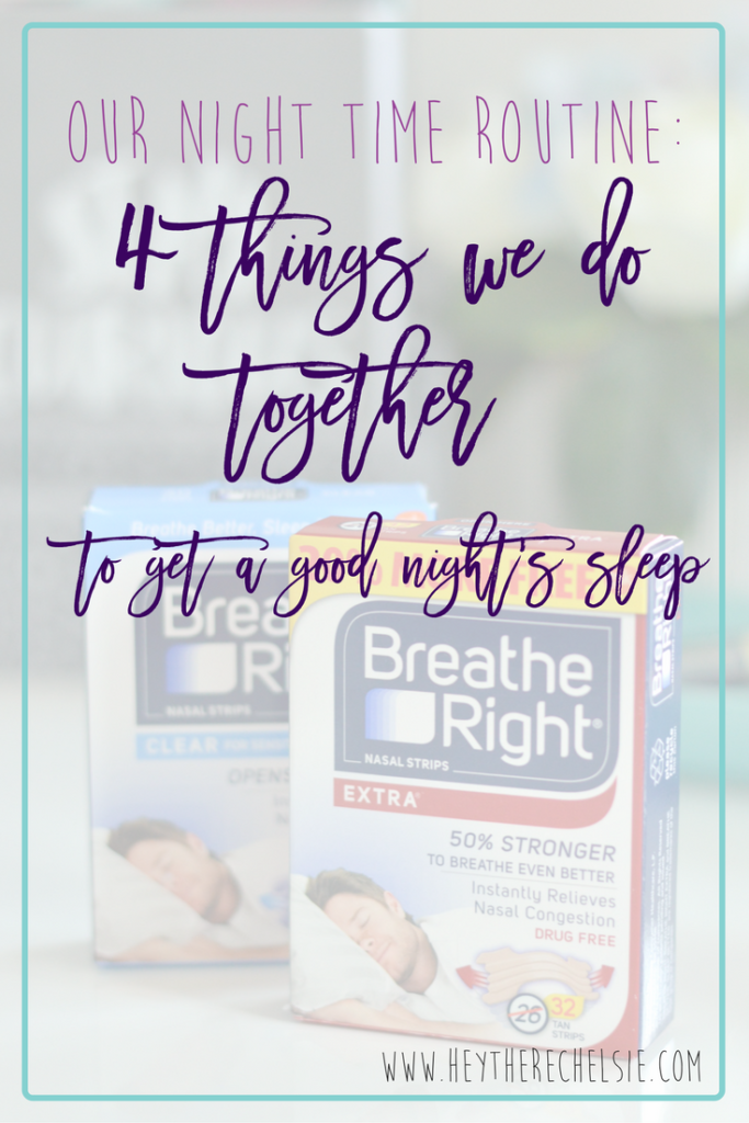 4 Things we do Together to get a Good Night's Sleep // Hey There, Chelsie