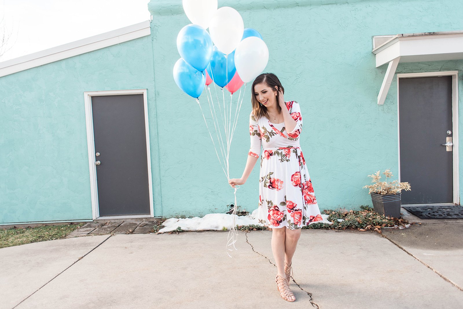 Floral Spring Dress - cute spring dress idea // Hey There, Chelsie
