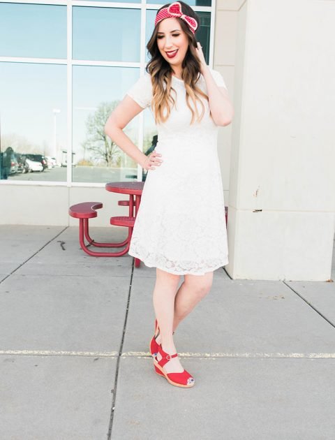 How to Style Red Shoes for Summer // Hey There, Chelsie