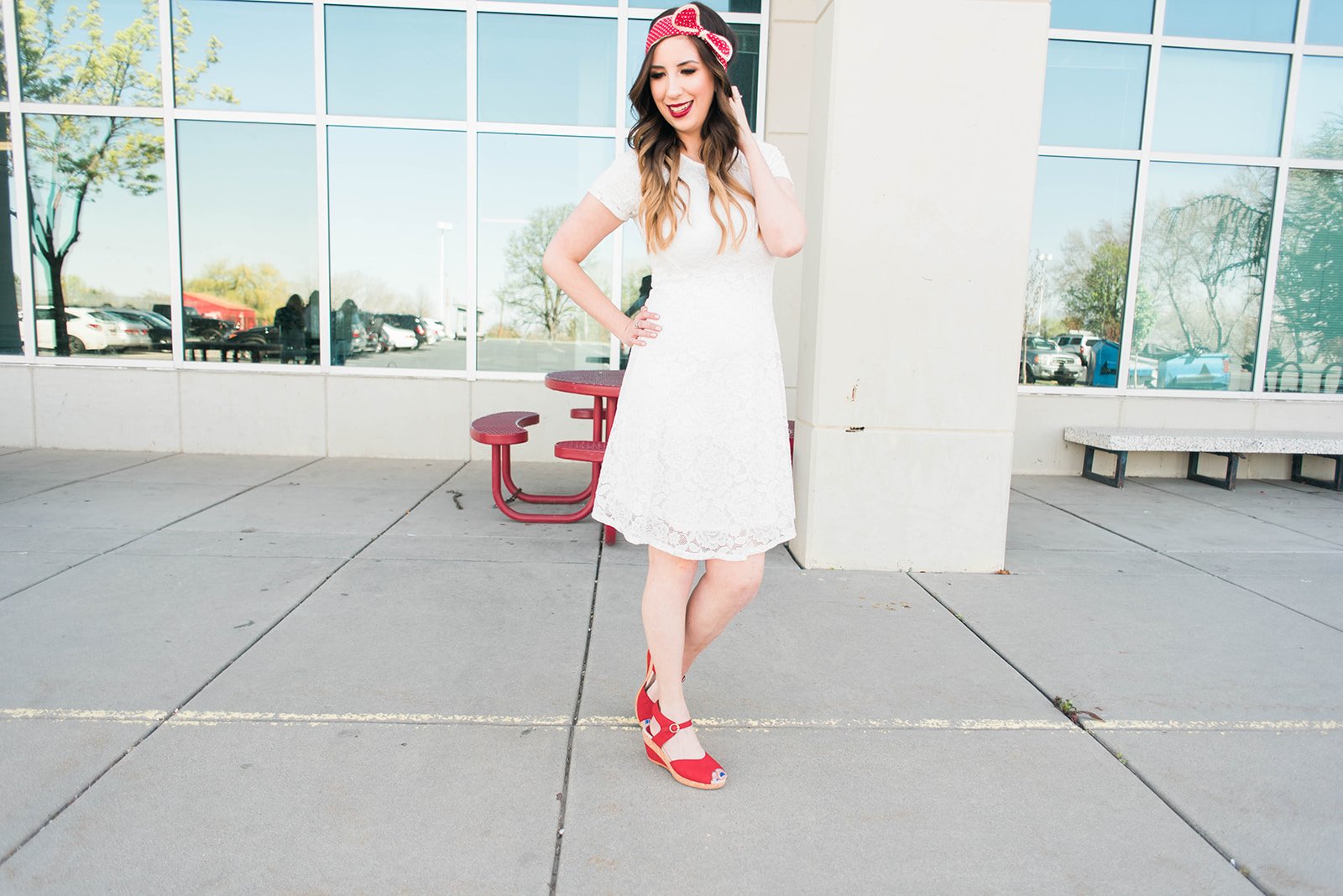 How to Style Red Shoes for Summer // Hey There, Chelsie