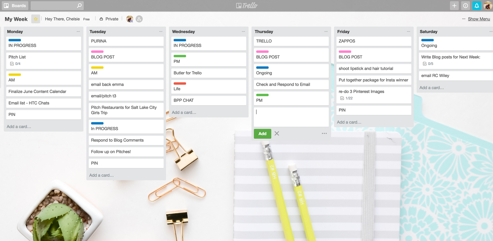 How to Use Trello to Organize your Blog or Business // Hey There, Chelsie - A Salt Lake City Lifestyle Blog