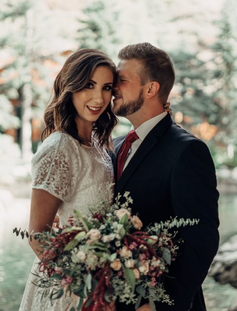 Modest Wedding Dress and Bridal Photoshoot - beautiful wedding dress with sleeves and pockets. BLANC Bridal by Julia LeSuer - dresses perfect for temple weddings // Hey There, Chelsie