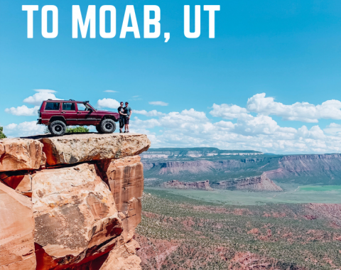 Weekend Jeep Guide to Moab, UT. Trail guides to Poison Spider Mesa and Top of the World, along with where to camp in Moab and what Jeep modifications to have in your Jeep xj for Moab // Hey There, Chelsie