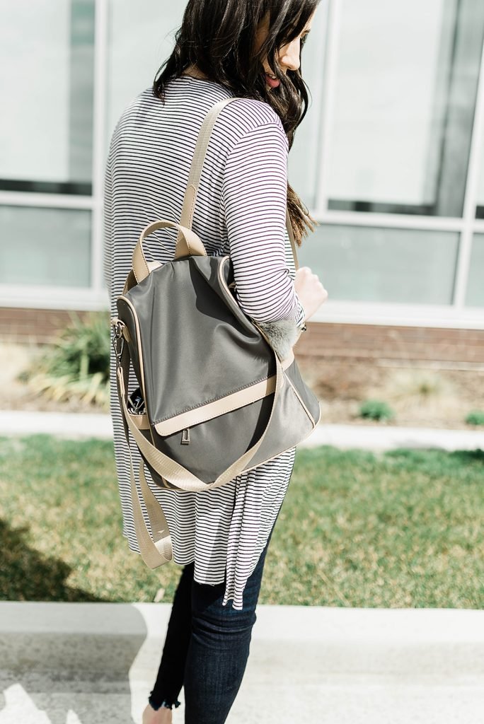 Cute anti-theft backpack from Amazon - the perfect backpack for traveling this summer! Click here to see all of my must-have amazon favorites // Hey There, Chelsie