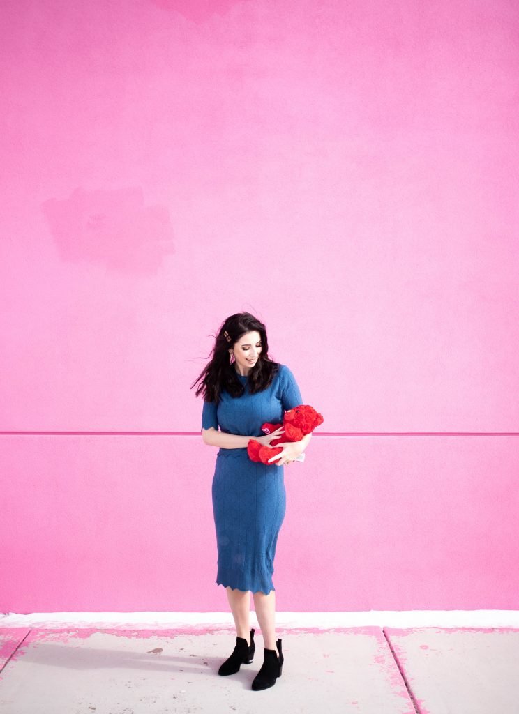 Build-A-Bear exclusive Rose Bear: the perfect gift for Galentine's Day! #ad #GalPalGift #CelBEARate #buildabear